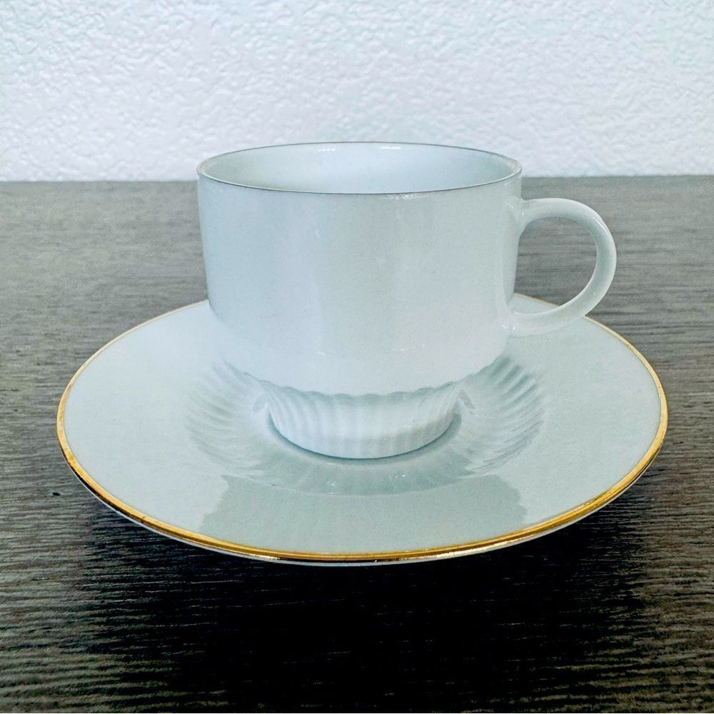 Kaiser Germany Porcelain China Tea Cup Saucer Set